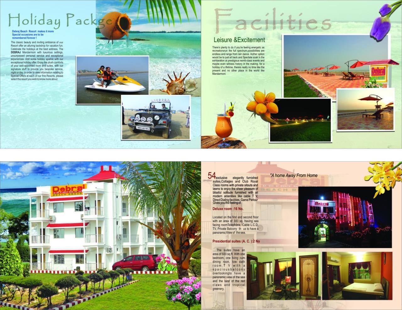 Debraj Beach Resort Mandarmani Exterior foto